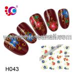 2014 new designs fashhion nail art sticker nail accessories custom foil transfers H043