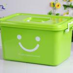 2014 pass ISO9001 YIMEI plastic PP colorful smile storage boxs 1979