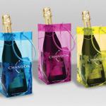 2014 Transparent PVC ICE Bag For Wine Bottles HW-49