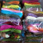 2014different color of raffia paper ropes&amp;paper string double strand