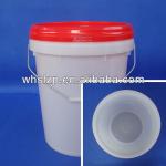 20L plastic pail for paint with metal handle and lid 20Litre