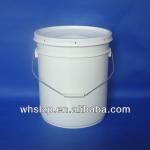 20L white plastic bucket for paint WHP20-1