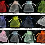 23 Colors In Stock Organza Bags PAC0113Window.