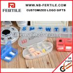 235008 Promotion medical plastic pill box with divider 235008