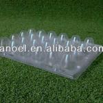 24pcs quail egg packing clear pastic tray quail products