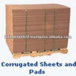 250 LBS Eco-Friendly Corrugated Sheet / Pads Corrugated Sheets and Pads