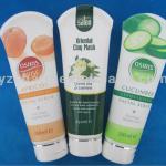 250ml high quality white plastic soft tubes used for cosmetic with OEM logo printing SHARPPC003