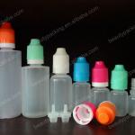 2ml-120ml PE plastic bottle for e liquid juice flavor with childproof and tamper evident seal cap BT-031