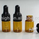 2ml amber glass tube bottle with dropper EHGDSDA2