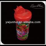 300ml(11 oz) PP 3D world cup 2014(022#-H) plastic 3D cup 022#-H