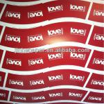 300ml printed paper cup fan-- Red love print