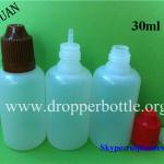 30ml e cig refilling liquid bottle with child safety cap for liquid flavors 30ml