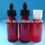 30ml red color glass dropper bottle for essential oil glass bottle