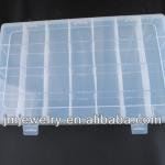 35*22*4.8cm clear adjustable dividers plastic box J.M.B.R-098