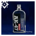 500ml Round Shoulder Cuboid Vodka Glass Bottle ZF-009