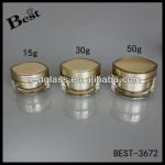 50g acrylic cream empty jar, eye shape acrylic cream jar BEST-3672-3