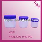 50ml 100g 200g 400g plastic cream Jars J229 J229