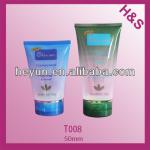 50mm dia corlorful screw top hand cream plastic tube T008 T008