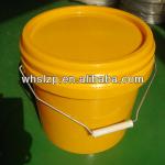 5L plastic colored paint bucket with lid and handle, paint pail, paint bucket, orange bucket WH P05-2