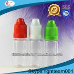 5ml,10ml,15ml,20ml, and 30ml,50ml PET tamper resistant dripper bottles with childproof with long thin tip RT-PET