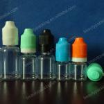 5ml 10ml 15ml PET bottle for e liquid juice flavor with childproof and tamper evident cap BT-030