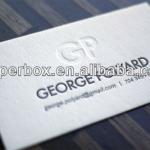 600gsm letterpress cotton paper business card NBTANE13091207