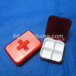 729078 Promotion Plastic 4 Compartments Pill Box,Vitamin Case 729078