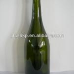 750ml dark green burgunday wine glass bottle with screw cap W0076