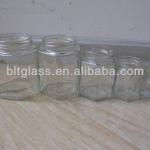 85ml180ml280ml380ml honey container hex glass bottle wholesale blt455