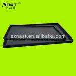 ABS Black Color Large Square Plastic Tray N1005