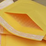 Adhesive high quality kraft bubble air mailers;Shipping mailer with bubble inside PM001