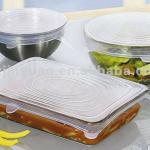 Adjustable retain freshness silicone stretch lids 5-pcs set SK123L