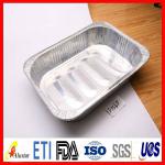 Airline aluminum foil container lacquered