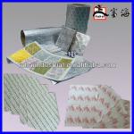 aluminum blister foil heat sealing with PVC/PVDC/alu alu foil 0.02-0.03mm