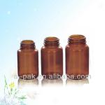 Amber Glass Bottle for Tablet/Pill--Wide Mouth Wide Mouth Bottle