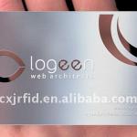 Aristocratic Sliver Metal Business Card for brand company cxj-s-087