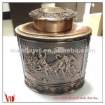 Attractive antique brass plating tea pot for dubai WTP-048-A