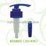 B33B03 Plastic screw up-down lotion pump with 33/410 closure about 4cc discharge rate B33B03