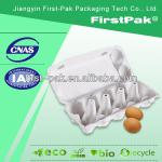 Bagasse Pulp 10 Eggs Shockproof Egg box with lock 10 eggs