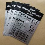 Barcode Serial Number Printed,Self-adhesive Brushed Aluminum Labels and Plates 11070203