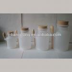 Bath salt bottle,PP bottle with the mood cap and spoon LB-Y-04