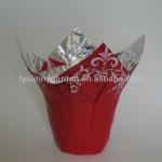 Beatutiful Metallic foil BOPP Film Flower/Planter Pot Cover wrapping XY-FPC