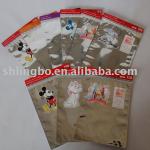 Beautiful plastic packing bag for UNIQLO garment XS/S/M/L/XL