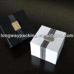 black and white rigid paper gift box for jewelry paper gift box