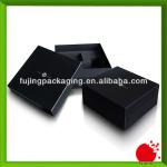 Black branded gift box with foam insert Branded gift box