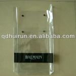 black button clear plastic pvc bed sheet bags 36*25*4cm