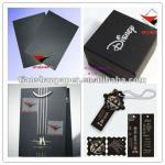 black cardboard paper shopping bag XC-001