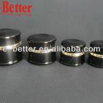 black empty aluminum jar,empty aluminum cosmetic 15g 30g 50g jar JA-3-1