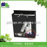 black matte retail paper gift bag SL-PB