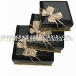 black paper gift packaging/boxes JH